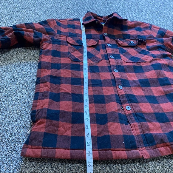 Flannel Coat Vintage Like New Great Condition red and black work sport - Picture 2 of 10